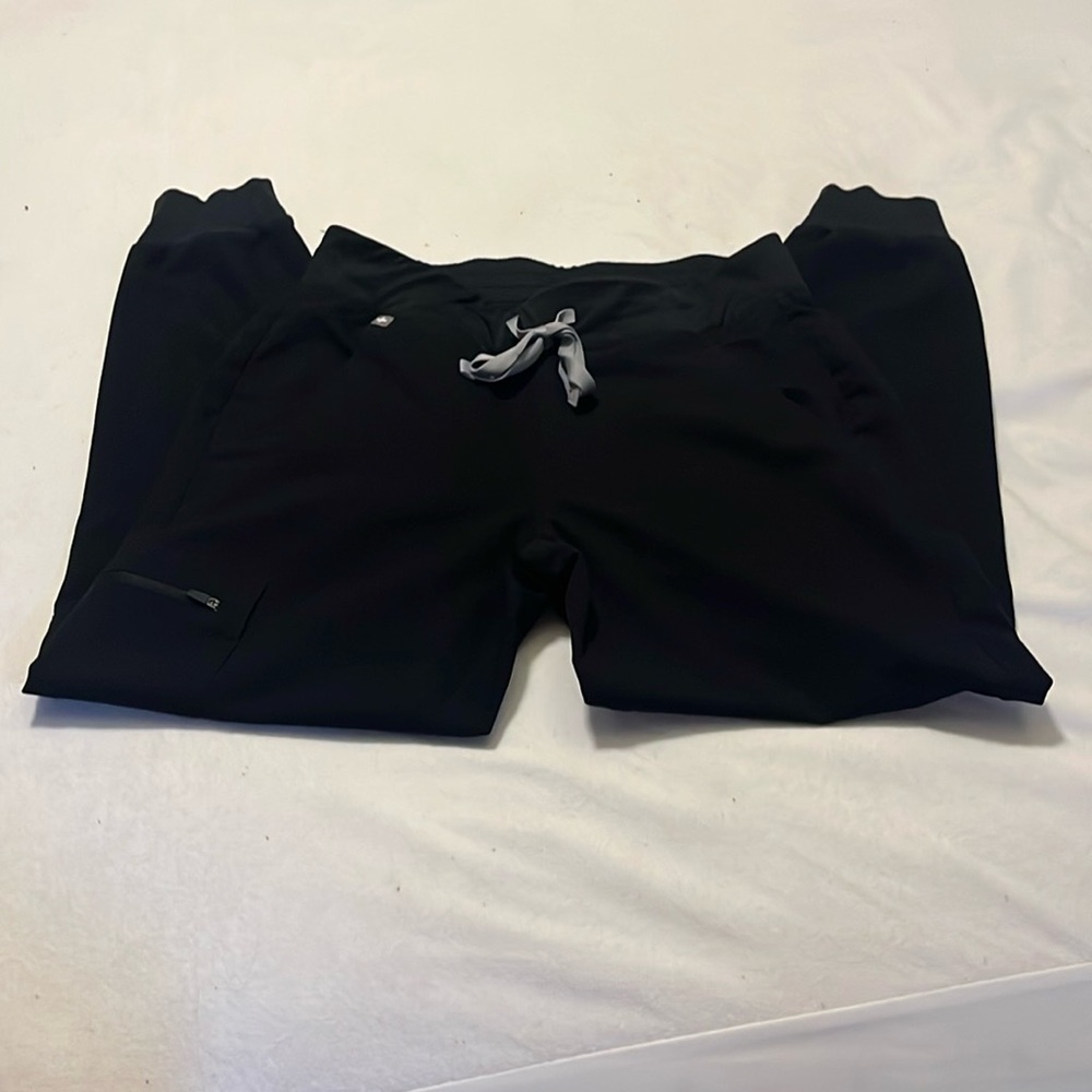 Figs Black Jogger Pants